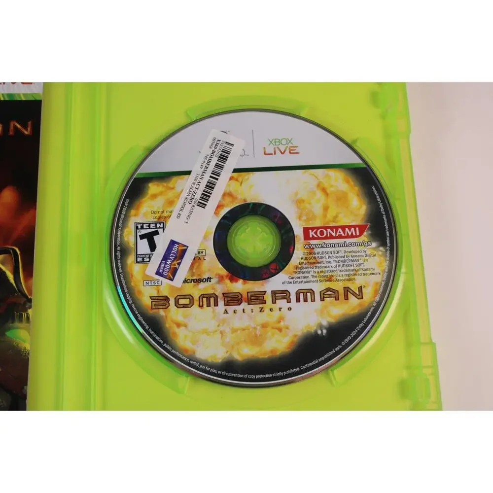 Bomberman Act: Zero (Microsoft Xbox 360) Authentic, Complete, Tested/Works